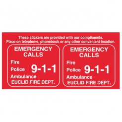 Emergency Phone Labels (Custom)